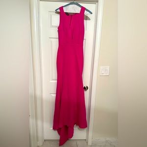 Floor length pink dress from Bebe size small